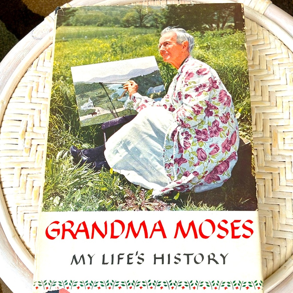 VINTAGE 1946 FIRST EDITION GRANDMA MOSES MY LIFES HISTORY EDITED BY OTTO KALLIR